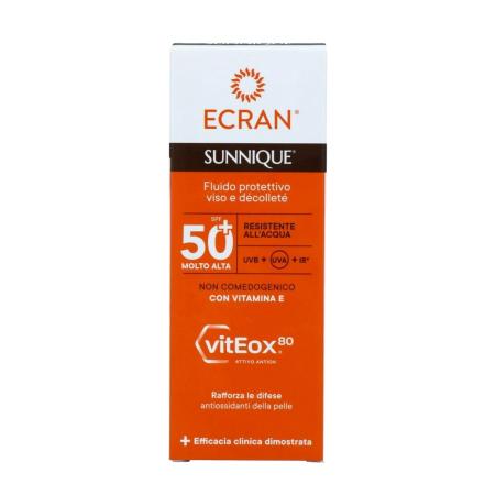 Ecran Sunnique Gezicht & Decolleté Zonnebrandcrème SPF50