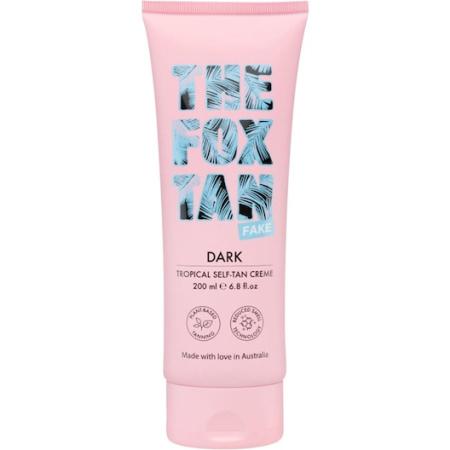 THE FOX TAN Self-Tan Dark Tropical Creme Zelfbruiner Dames 200 ml