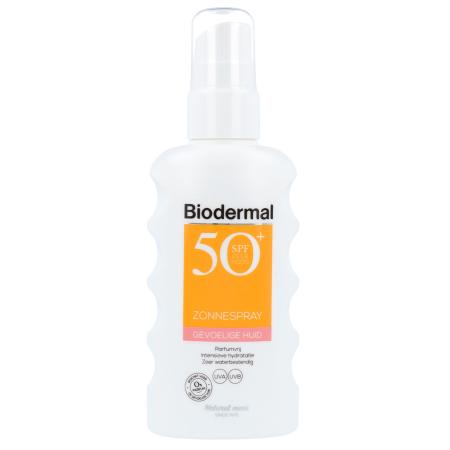 Biodermal SPF 50+ Zonnespray Gevoelige Huid