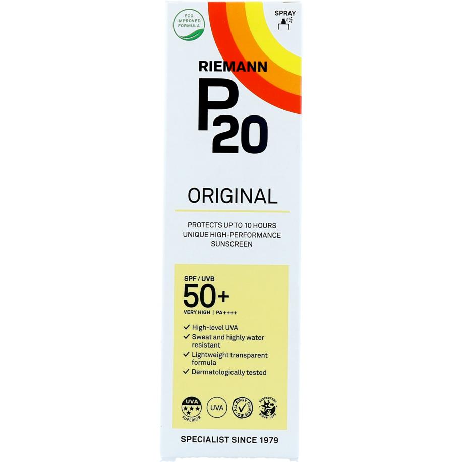 P20 Zonnebrand Spray SPF50+