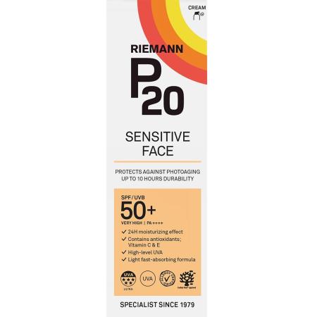 P20 Zonnebrand Sensitive Face SPF50+
