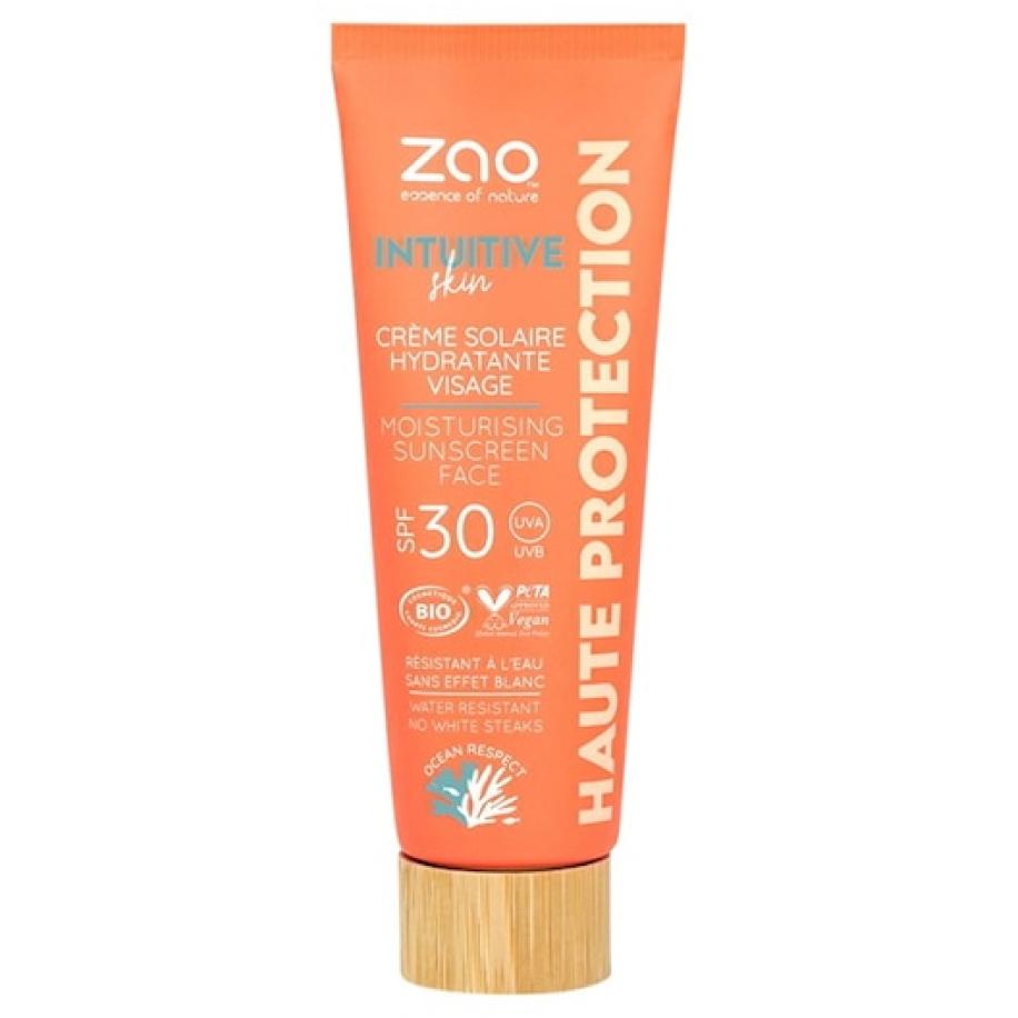 Zao Vochtinbrenger Moisturising Face Sunscreen Zonnebrandcrème Dames 50 ml