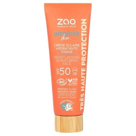 Zao Vochtinbrenger Moisturising Face Sunscreen Zonnebrandcrème Dames 50 ml