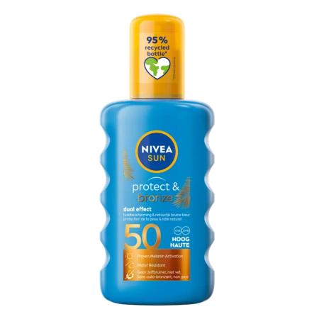 Nivea Sun Protect & Bronze Dual Effect Zonnespray SPF50