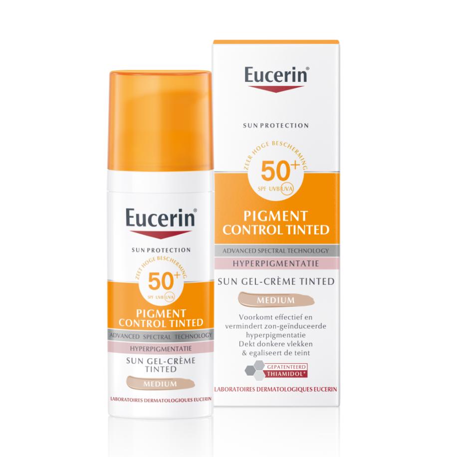 Eucerin Sun Crème-Gel Pigment Control Tinted Medium SPF50
