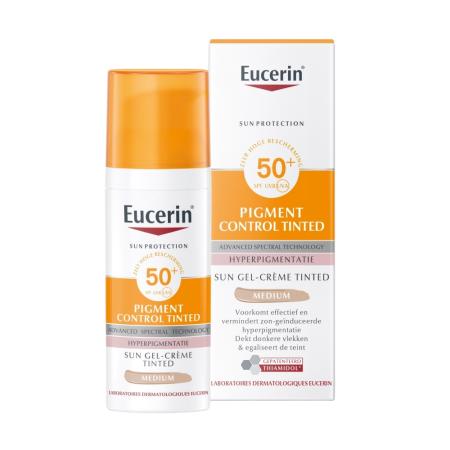Eucerin Sun Crème-Gel Pigment Control Tinted Medium SPF50
