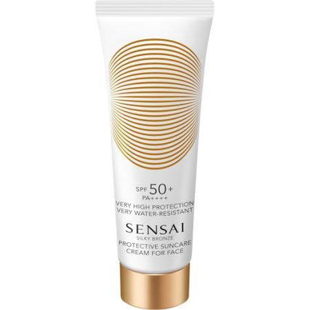 SENSAI Silky Bronze Protective Suncare Cream for Face Zonbescherming Dames 50 ml