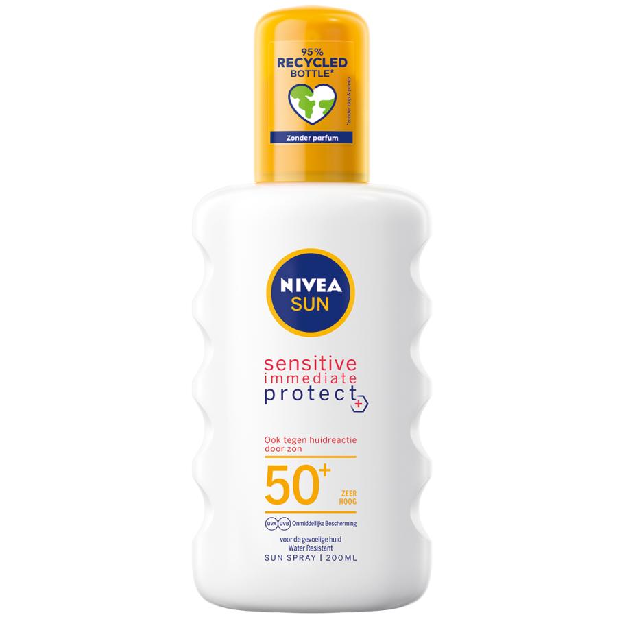 Nivea Sun Sensitive Immediate Protect Zonnespray SPF50+