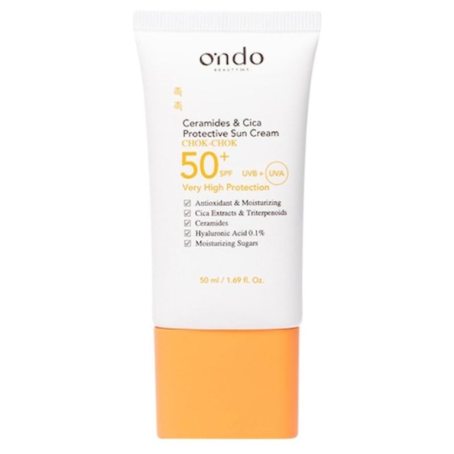 ONDO BEAUTY 36.5 Gezichtsverzorging Ceramide & Cica Protective Sun Cream Zonbescherming Dames 50 ml