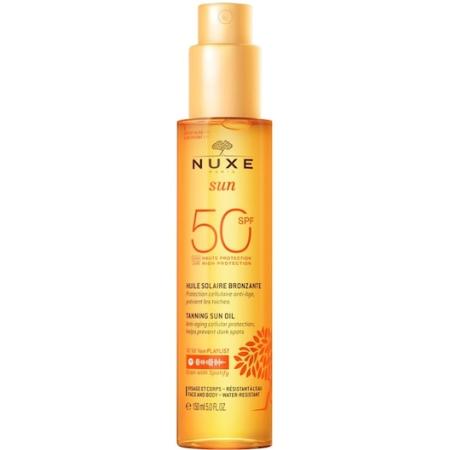 Nuxe Sun oil face & body SPF 50 Zonbescherming Dames 150 ml