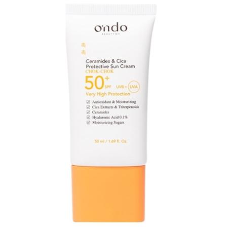 ONDO BEAUTY 36.5 Gezichtsverzorging Ceramide & Cica Protective Sun Cream Zonbescherming Dames 50 ml