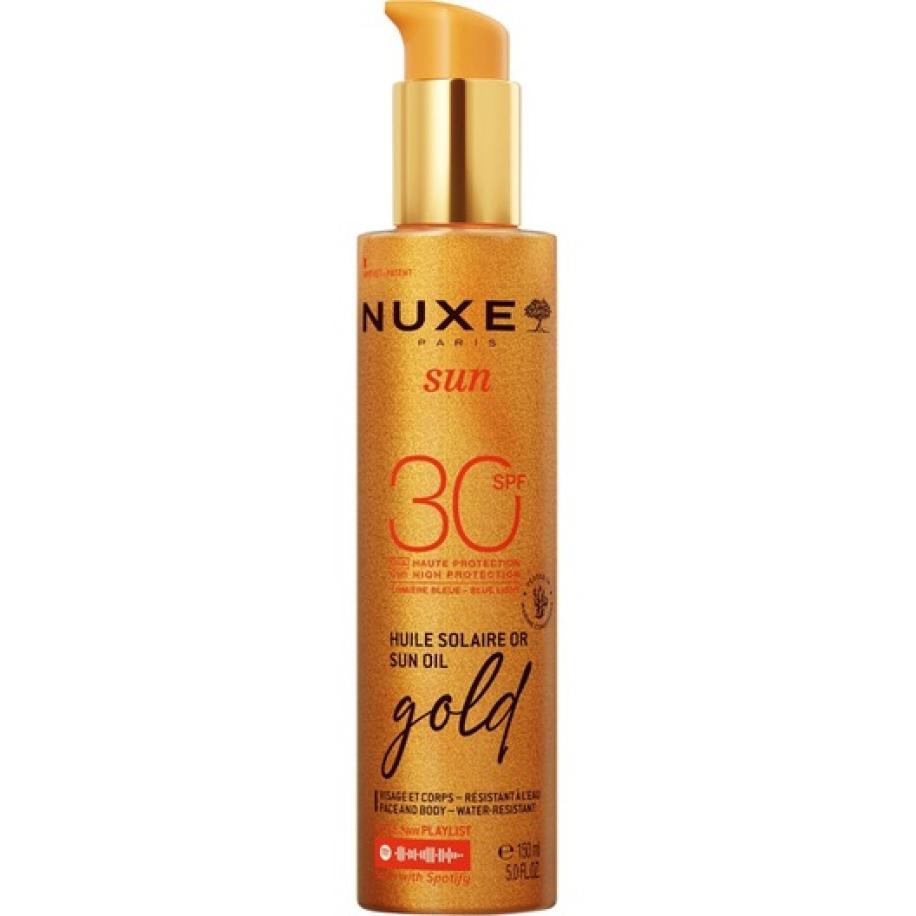 Nuxe Sun Zonnebrandolie Goud SPF30 Lichaamsolie Unisex 150 ml