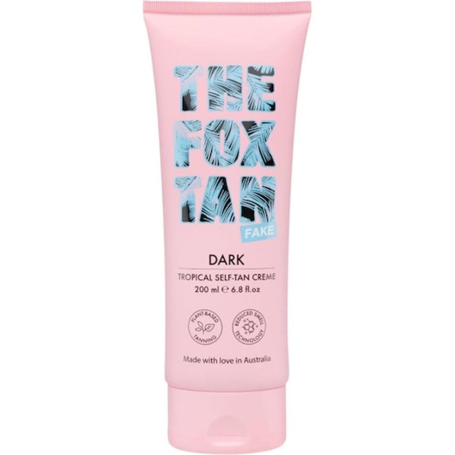 THE FOX TAN Self-Tan Dark Tropical Creme Zelfbruiner Dames 200 ml
