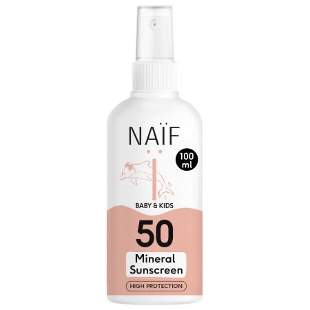 Naif Baby & Kids Mineral Sunscreen Spray SPF50