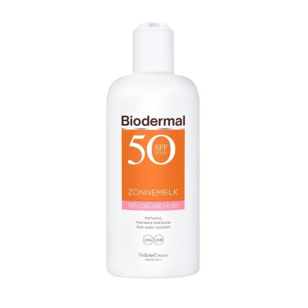 Biodermal Gevoelige Huid Zonnemelk - Zonnebrand met SPF50
