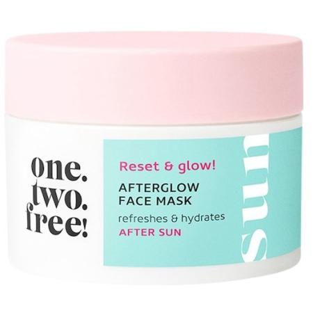 One.two.free! Zonverzorging Afterglow Face Mask After Sun Dames 50 ml