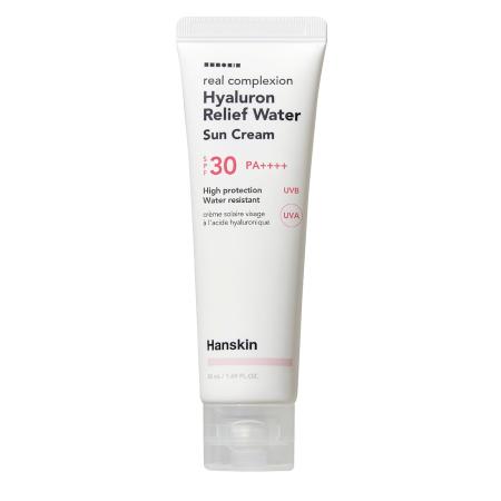 Hanskin Hyaluron relief water sun cream