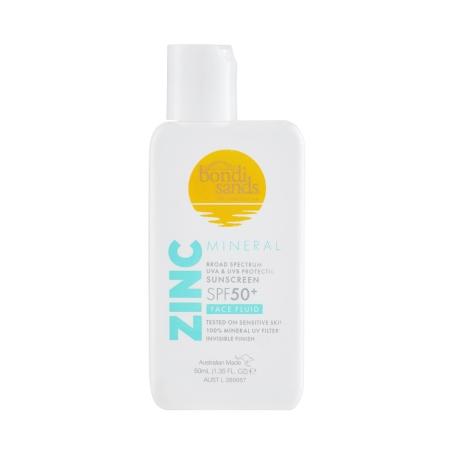 Bondi Sands Sunscreen Face Fluid Zinc Mineral SPF 50