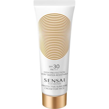 SENSAI Silky Bronze Protective Suncare Cream for Face Zonbescherming Dames 50 ml