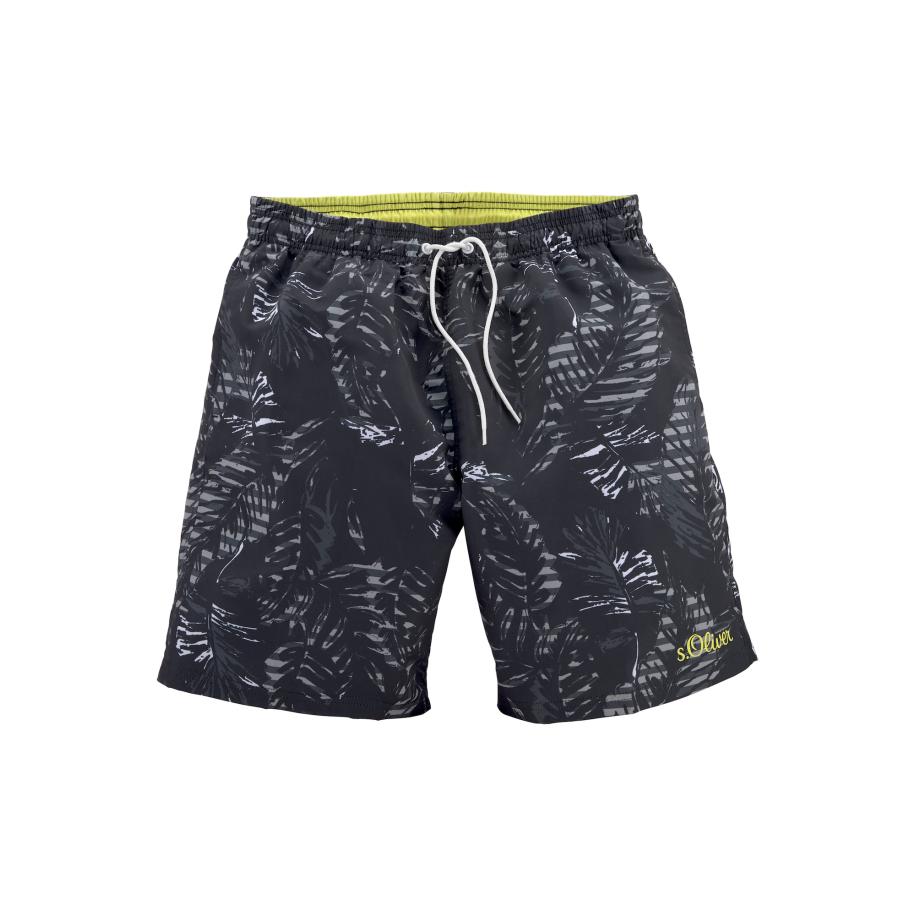 s.Oliver s.Oliver Zwemshorts citroen / grijs / zwart -