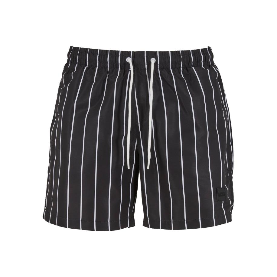 Urban Classics Urban Classics Zwemshorts zwart / wit -