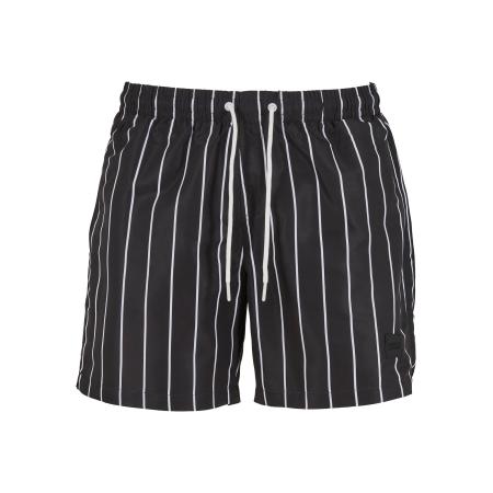 Urban Classics Urban Classics Zwemshorts zwart / wit