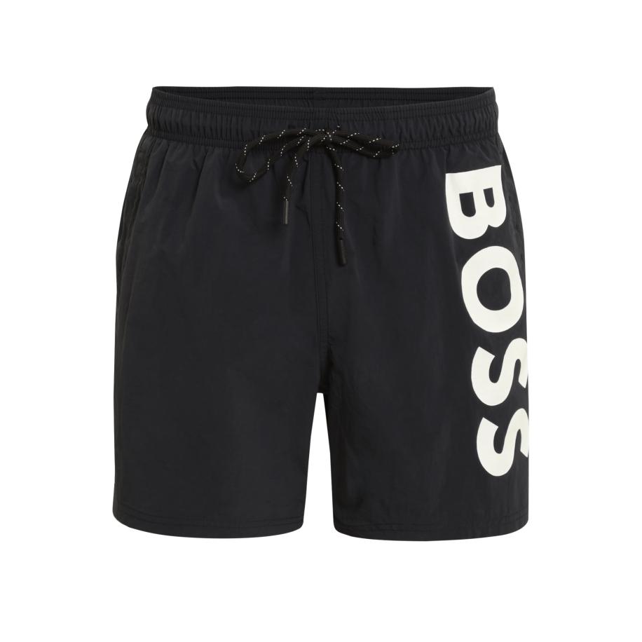 Hugo Boss BOSS Zwemshorts Octopus zwart / wit -