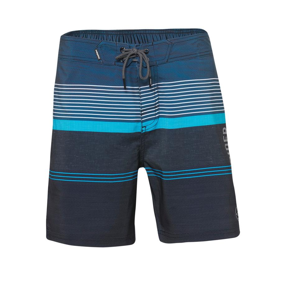 KOROSHI KOROSHI Zwemshorts grijs / mintgroen / zwart / wit -