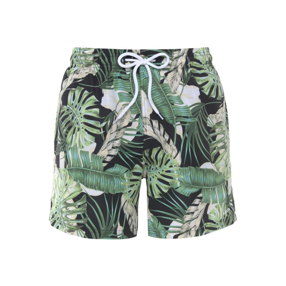 s.Oliver s.Oliver Zwemshorts crème / groen / zwart / wit -