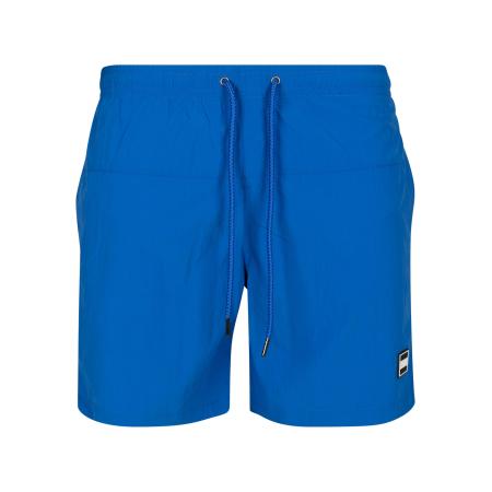 Urban Classics Urban Classics Zwemshorts kobaltblauw / zwart / wit