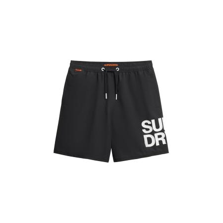 Superdry Superdry Zwemshorts zwart / wit
