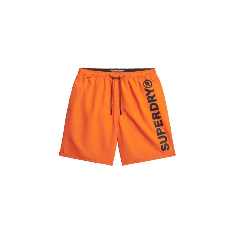 Superdry Superdry Zwemshorts oranje / zwart -