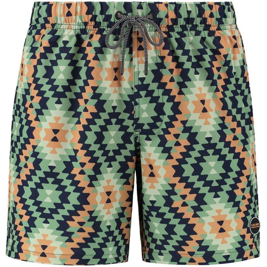 Shiwi Zwembroek Mayan Print Groen Groen