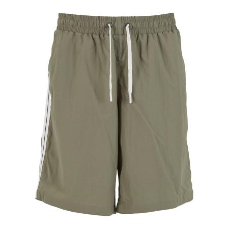 Urban Classics Urban Classics Boardshorts olijfgroen / wit