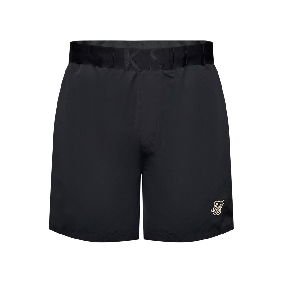 SikSilk SikSilk Zwemshorts zwart / wit -