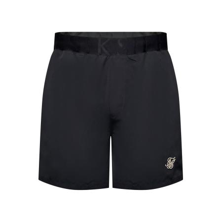 SikSilk SikSilk Zwemshorts zwart / wit