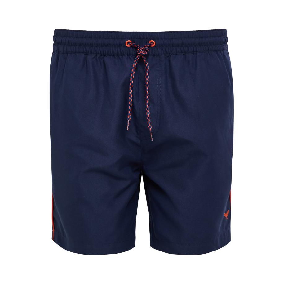 Threadbare Threadbare Zwemshorts Briar navy / oranje -