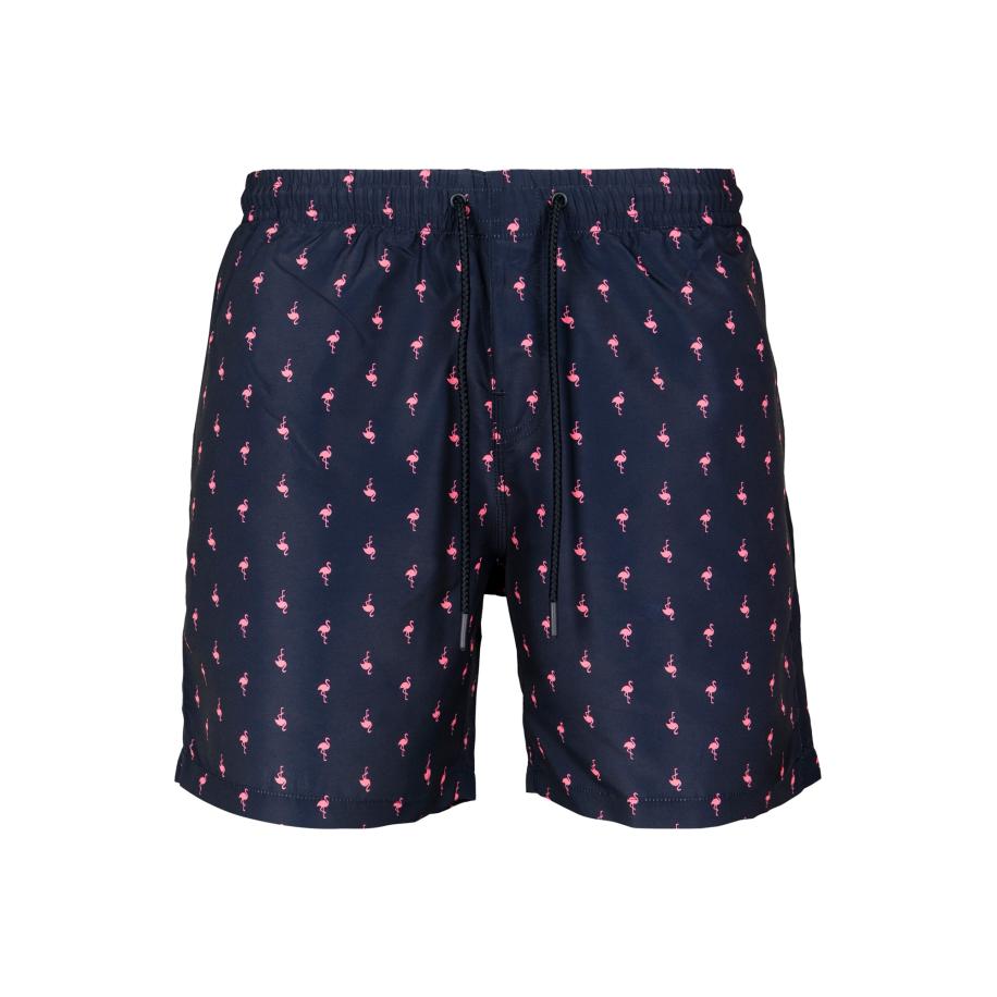 Urban Classics Urban Classics Zwemshorts nachtblauw / lichtroze -