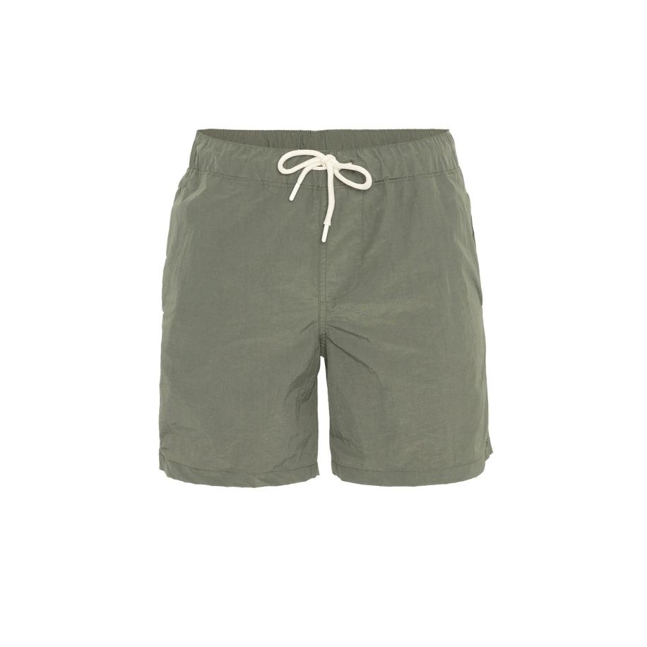 Daniel Hills Daniel Hills Zwemshorts kaki / wit -
