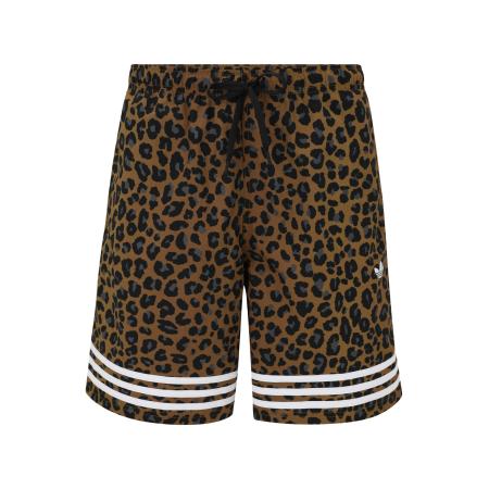 Adidas ADIDAS ORIGINALS Zwemshorts bruin / zwart / wit