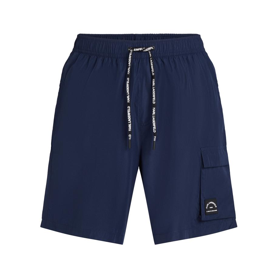 Karl Lagerfeld Karl Lagerfeld Boardshorts RUE ST-GUILLAUME blauw / zwart / wit -