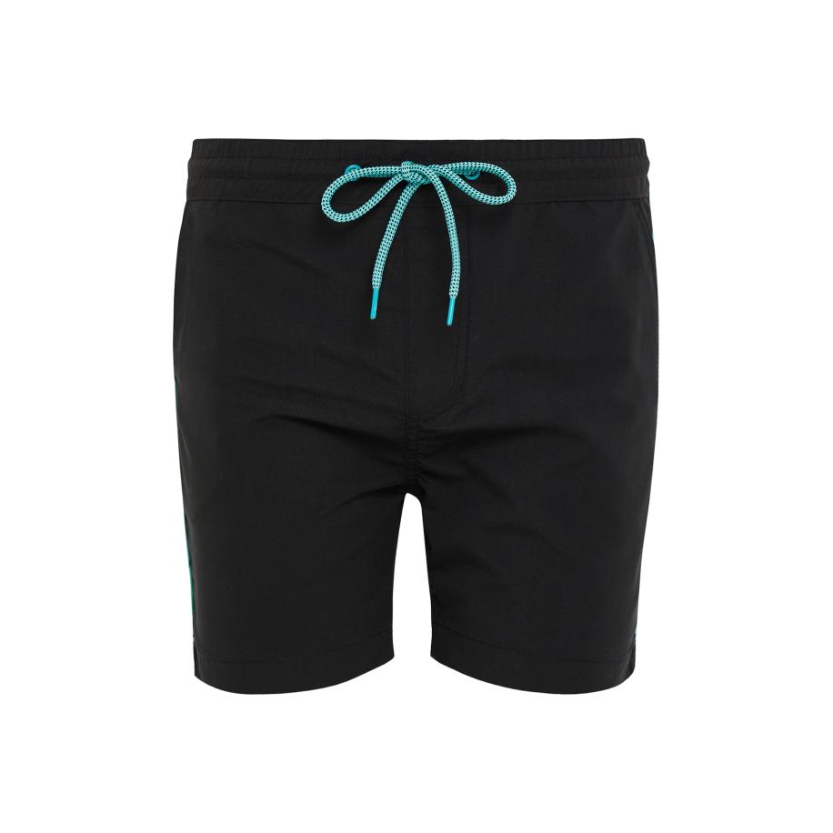 Threadbare Threadbare Zwemshorts Briar aqua / zwart -