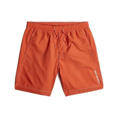 G-Star RAW G-STAR Zwemshorts Long oranjerood / wit