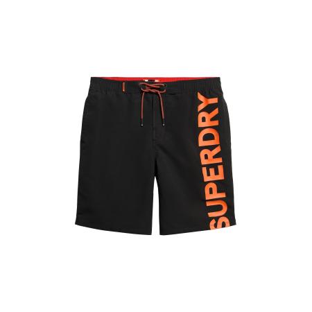 Superdry Superdry Boardshorts neonoranje / zwart