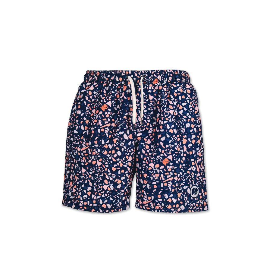 Trendsplant Trendsplant Zwemshorts TERRAZZO SEAQUAL®YARN blauw -