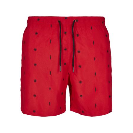 Urban Classics Urban Classics Zwemshorts rood / zwart