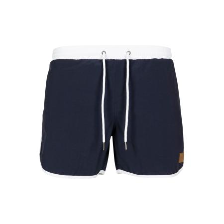 Urban Classics Urban Classics Zwemshorts navy / wit