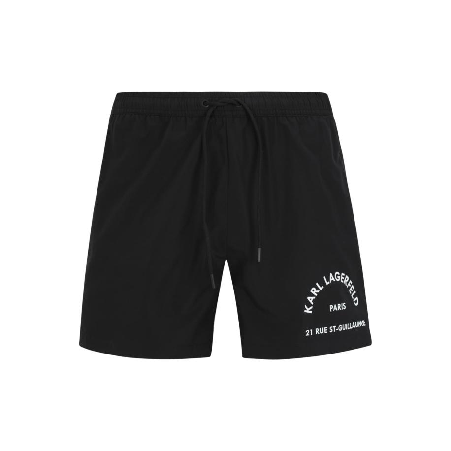 Karl Lagerfeld Karl Lagerfeld Zwemshorts zwart / wit -