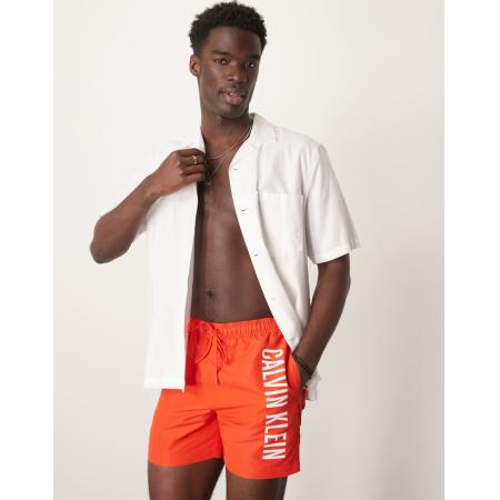 Calvin Klein - Intense Power - Zwemshort met logo in rood