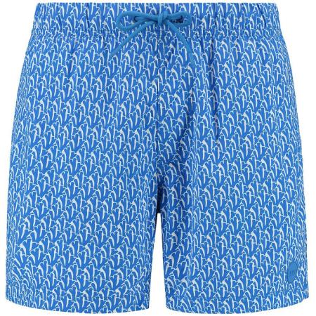 Shiwi Zwembroek Nick Wavy Coral Blauw